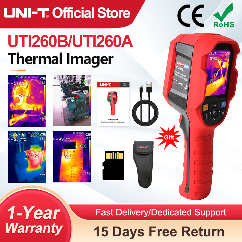 Thermal Imaging Camera 256X192 - UNI-T UTI260B UTI260A Termocamera 256X192 Pixel