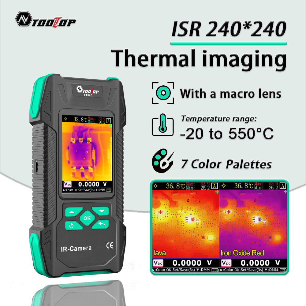 Nf 521 Thermal Imaging Camera - TOOLTOP ET34C Termocamera ISR 240*240 Con