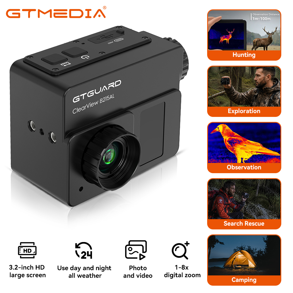 Hunting Thermal Imaging Scope - GTGUARD B215AL Visore Termico con Risoluzione