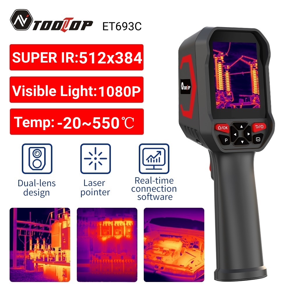 Nf 521 Thermal Imaging Camera - TOOLTOP ET693C Telecamera Termica Super IR