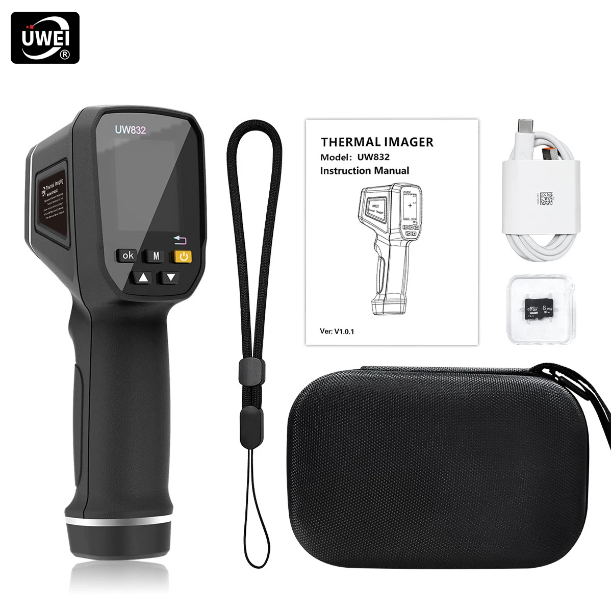 Nf 521 Thermal Imaging Camera - Termocamera a Infrarossi Portatile UWEI, Ricaricabile