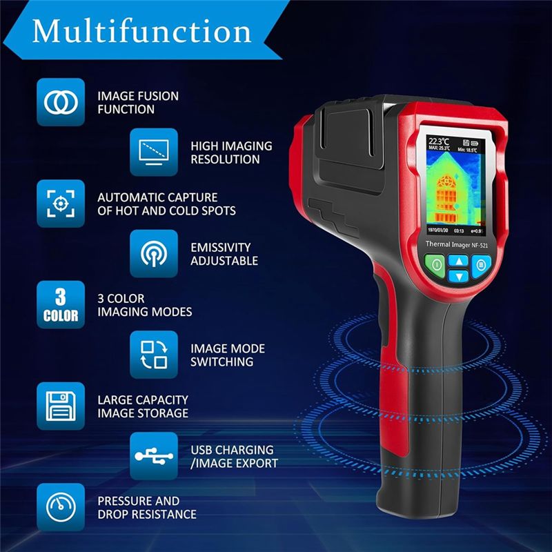Nuova Fotocamera Termica Porta - Nf 521 Thermal Imaging Camera recensione e prezzo