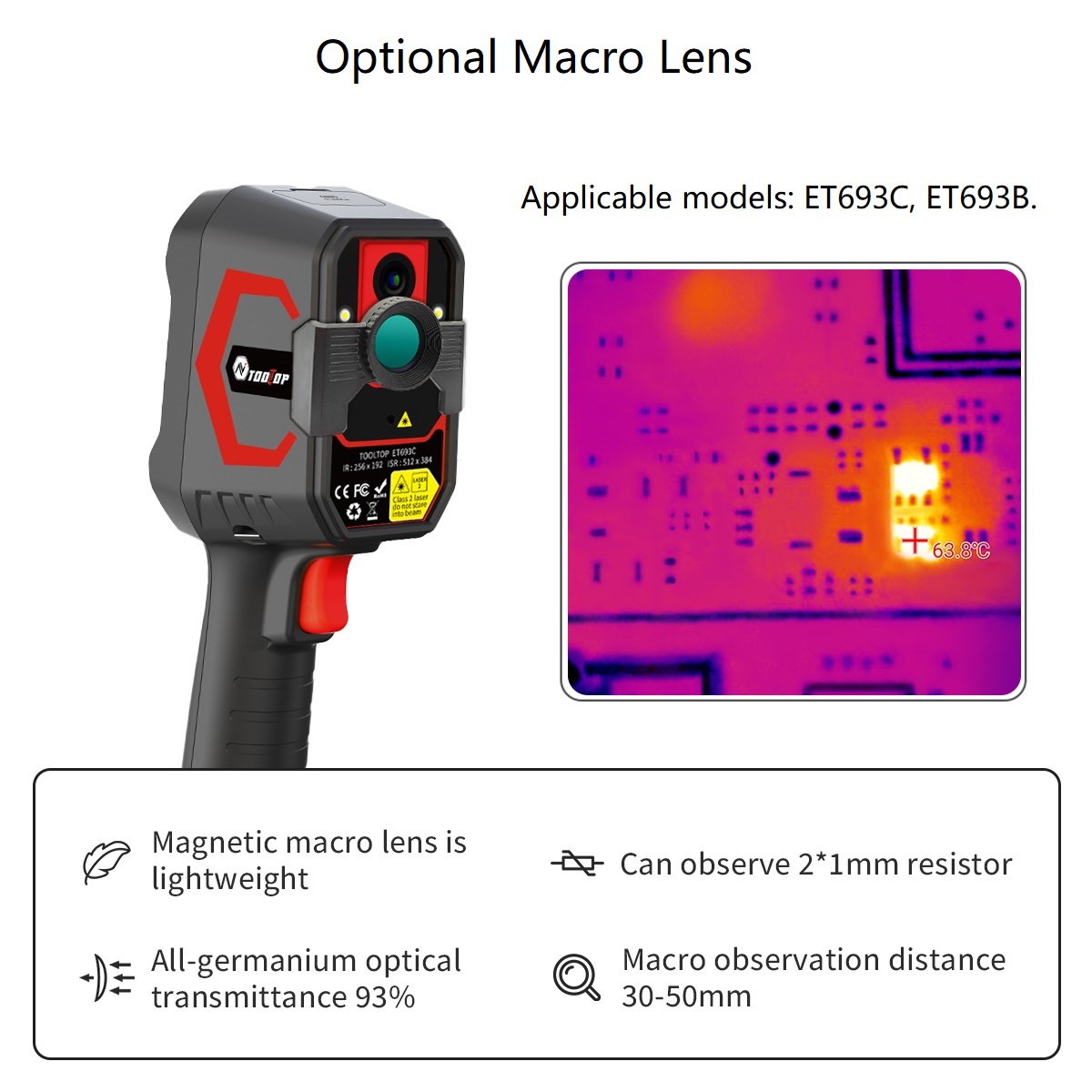 TOOLTOP ET693C Telecamera Term - Nf 521 Thermal Imaging Camera recensione e prezzo